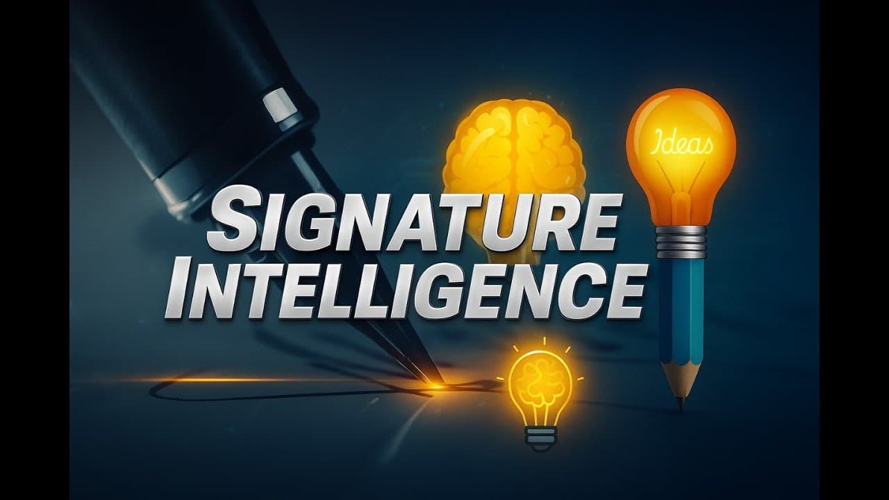 Signature Intelligence for Banking